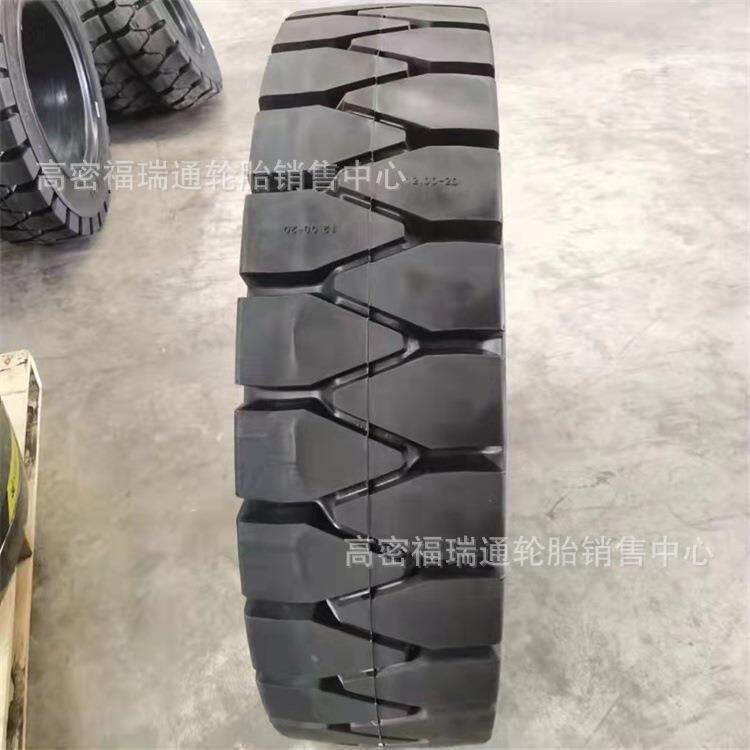 港口专用12.00-20自卸车起重机实心工程轮胎1200-20可配钢圈使用