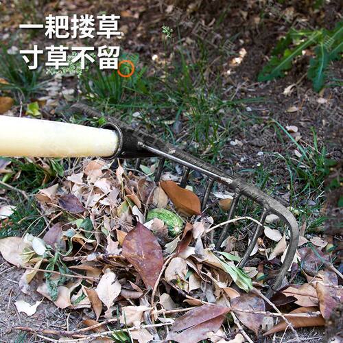 耙子松土钉耙农具铁耙子搂草翻犁地除草种菜扭齿扒子农用工具大全