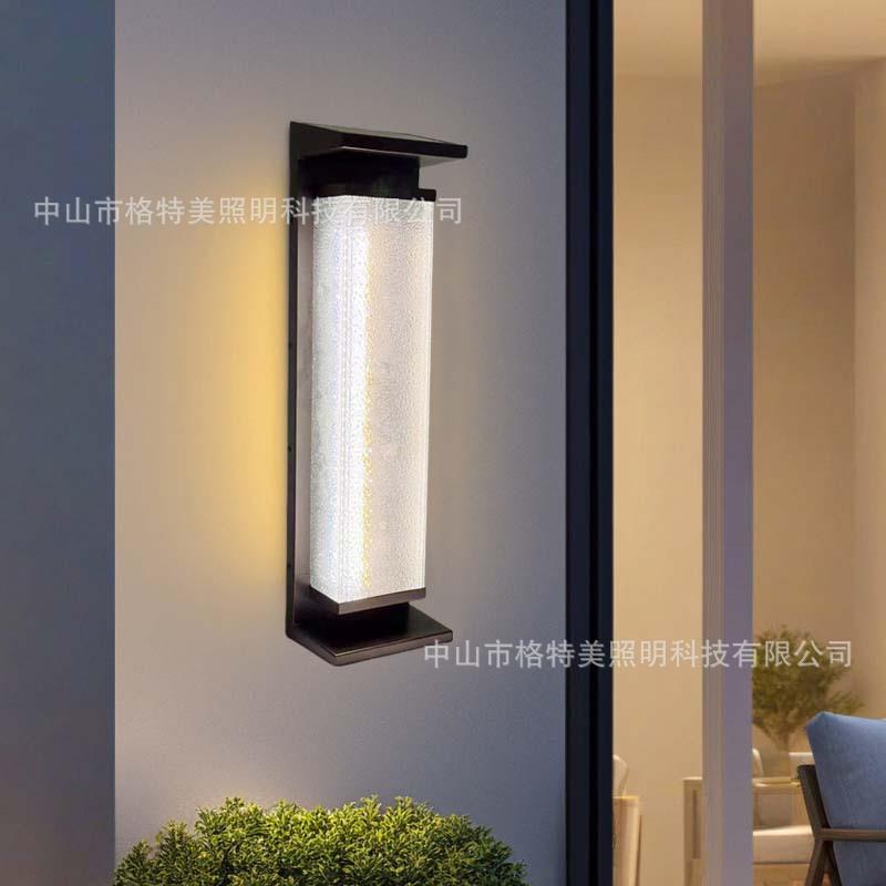 现代简约太阳能壁灯别墅庭院大门柱灯罗马柱灯防水防锈 围墙挂灯