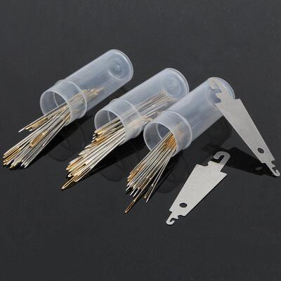 30pcs/set Cross Stitch Needles Gold Tail Blunt Needle DIY N