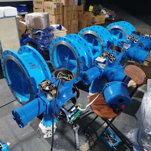 智能型电动瓦斯蝶阀MKD943F 10CDN450矿用隔爆型铸钢衬氟蝶阀