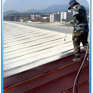 亮光彩钢瓦翻新漆防锈漆免除锈彩钢屋顶外墙铁皮瓦水性金属漆