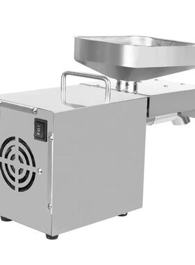 6W工厂直销856家小型用榨油机榨不锈钢榨油机智能冷热全T自动出口