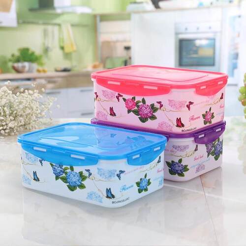 Rectangular microwave container, sealed mud moxibustion box,