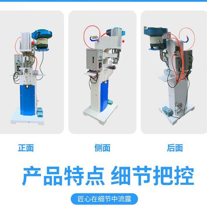 全自动鸡眼机立式自动打扣机半自动气动冲孔铆钉机小型设备双头