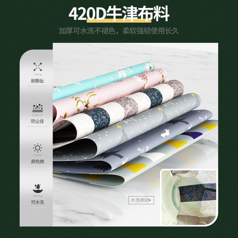 布加粗牛津布收纳衣柜大号架大号组合衣柜钢管抽屉式双人简易衣橱