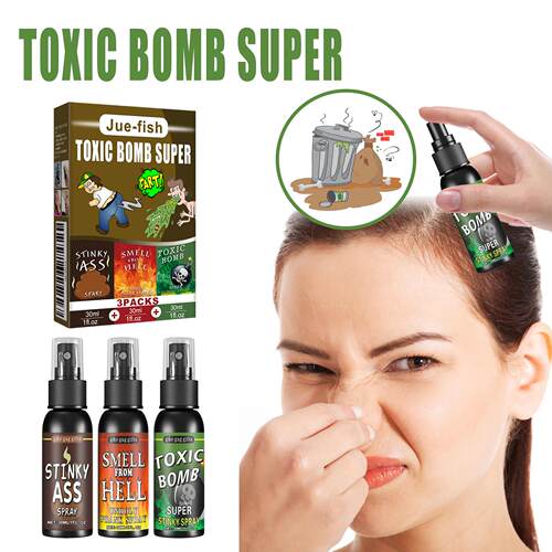 Jue-Fish Stinky Spray Halloween Prank Toy - Poop Smell, Hell