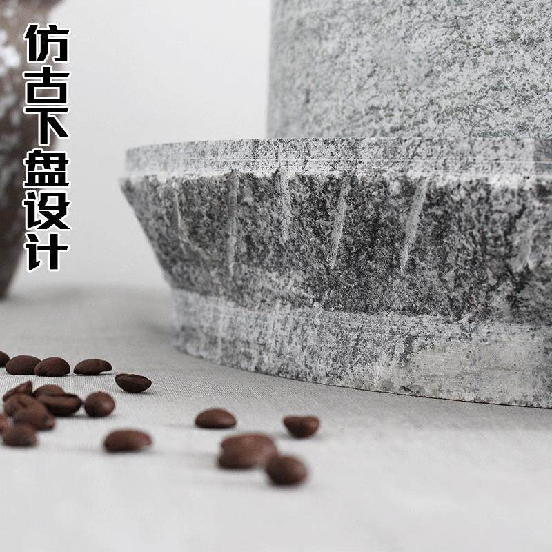 小石磨 家用磨盘 手工迷你石磨盘 磨米粉机 青石老石磨豆浆机镇宅