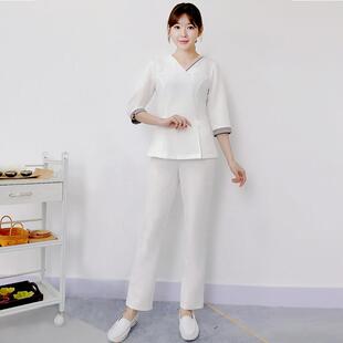 美容服工作服母婴护士工作服套装皮肤管理医疗美容制服短袖护士制
