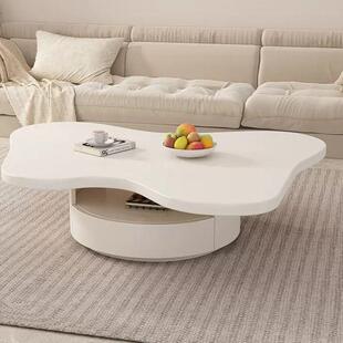 现代简约网红蝴蝶茶几电视柜组合奶油云朵储物客厅家用小户型新款