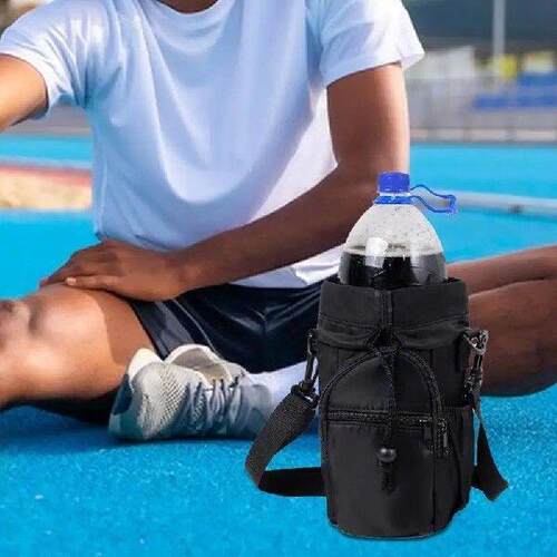 Water Bottle Bag Water Bottle Storage Pouch With Pockets