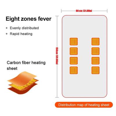Wearable Heating Electric Blanket Shawl 3 Heated Level Throw