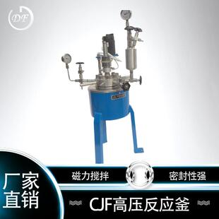小型实验室高温高压反应釜氟化反应釜 CJF不锈钢高压反应釜升降式