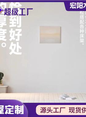 小半弹簧床垫家用10cm单人椰棕软硬护脊床垫子1.8双人席梦思软垫