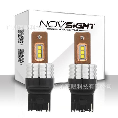 雾灯灯泡汽车专用LED灯备用灯刹车灯单接触点T20SW超亮