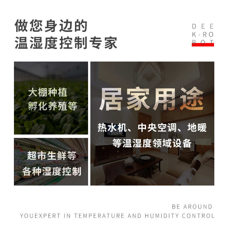 深圳蒂克W-1212智能数显温湿度控制器简单调控温湿度控制仪