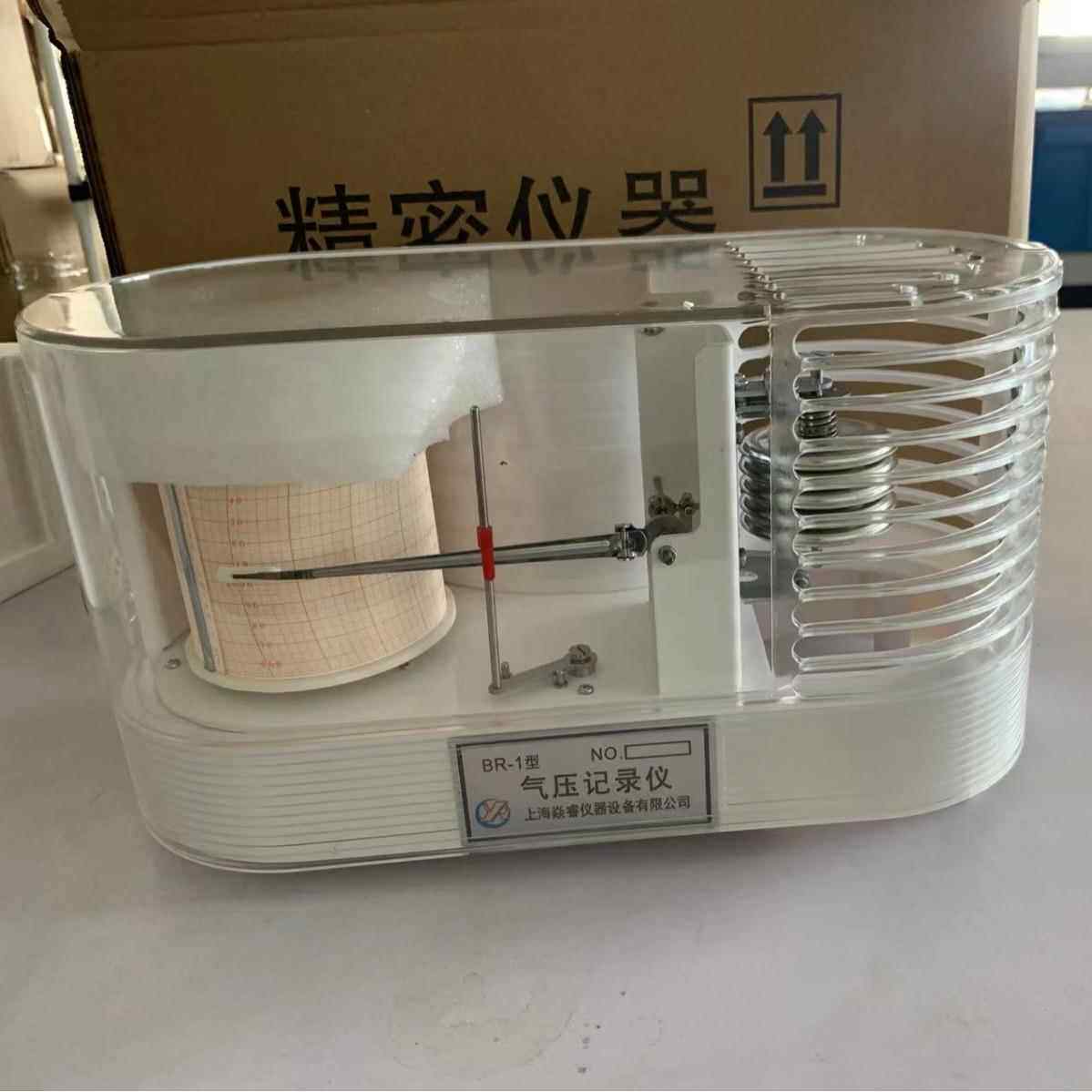 DWJ1型温度记录仪船用自计气压计BR周日带记录纸电子记录温湿度计