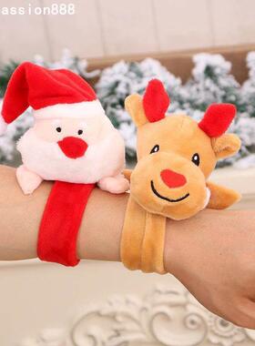 Christmas decorations with patting straps popping rings