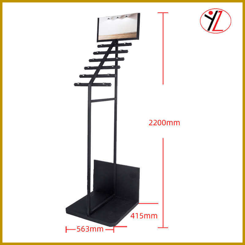 瓷砖展示架木地板货架冲孔瓷砖展示架 石材样品色板架子 地板砖架
