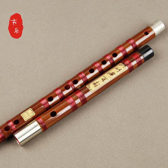 新款二人台荣平均孔笛苦双节子白铜专业笛竹笛子乐器黄百特制演奏