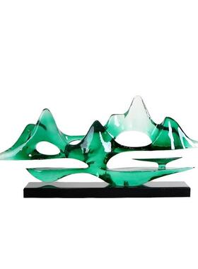 XP-1945现代简约新中软装样板房办公室酒店装品饰玄关客厅式假高