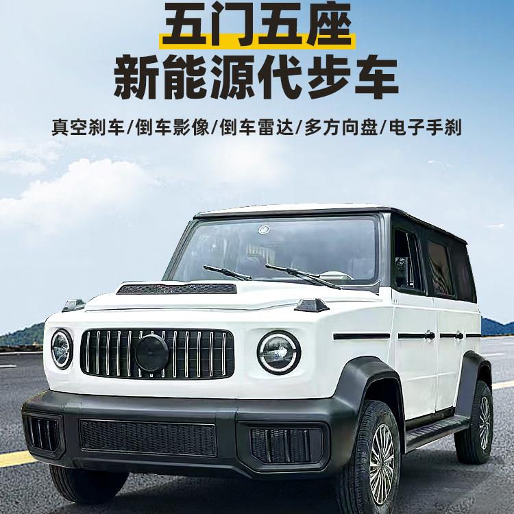 新款大G新能源老年代步车四轮电动车无需驾照空调老头乐轿车分期
