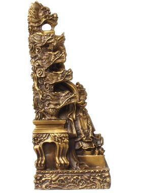 杨铜记 铜器铜九龙财神 铜工艺品摆件 九龙财神 九龙