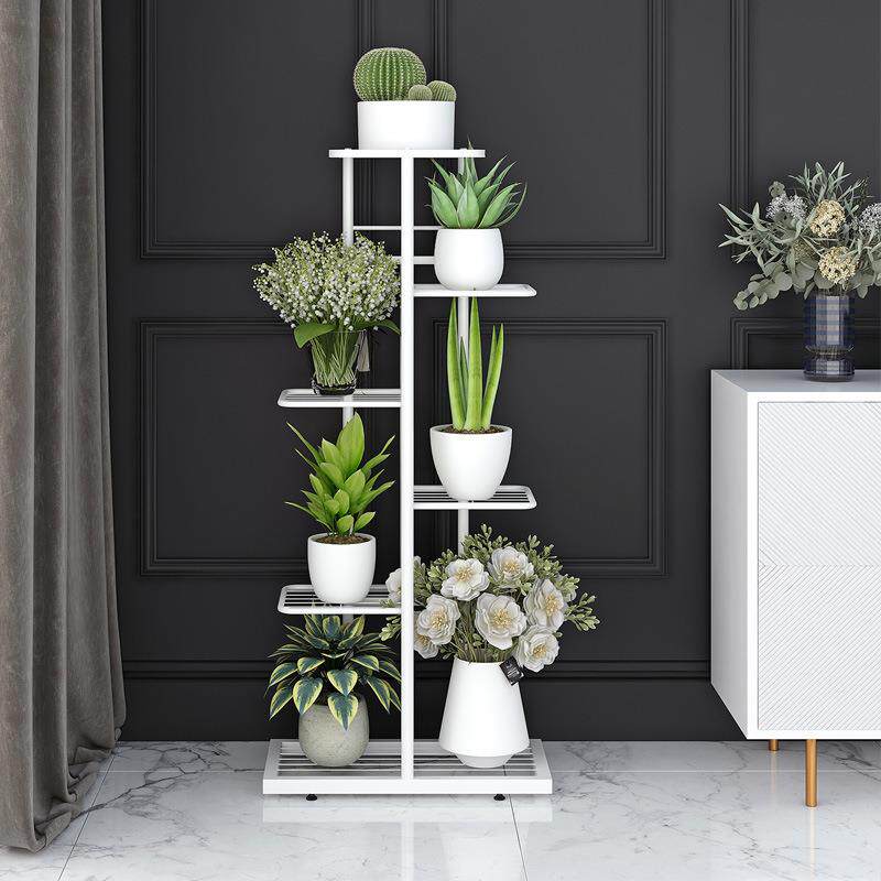 锦室内盛层客厅铁艺G2101-7花架置落地绿萝盆栽架阳台多物架热销