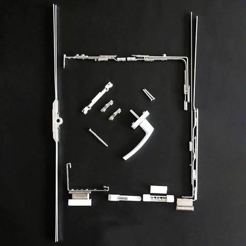 齐鲁国士塑钢窗平开改内平开上悬窗五金配件内倒窗五金锁合页铰链