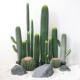 北欧大型仙人掌仿真盆栽假仙人柱商场造景橱窗场景软装 饰绿植盆景