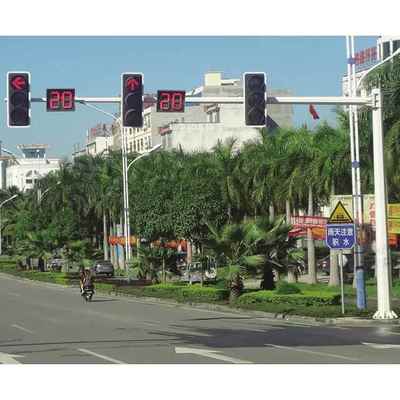 交通信号灯杆件悬臂式信号灯杆八角杆厂家自产自销整体热镀锌