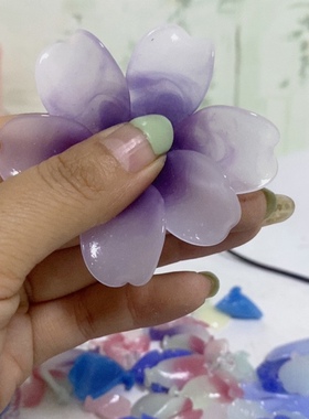 老料器花瓣汉服发簪12片