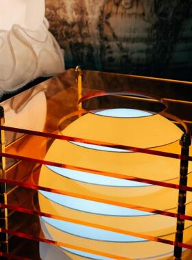 创意压克力落日气氛灯千层灯小夜灯卧室客厅乔迁生日礼物