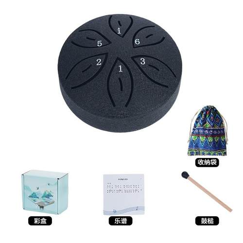 高档迷空灵鼓3寸6鼓音6寸8音11音儿童小门简单乐器男你童女童礼入