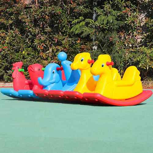 幼儿大园木马童游骑马儿号乐塑料可骑室外摇300摇马大型户外宝宝