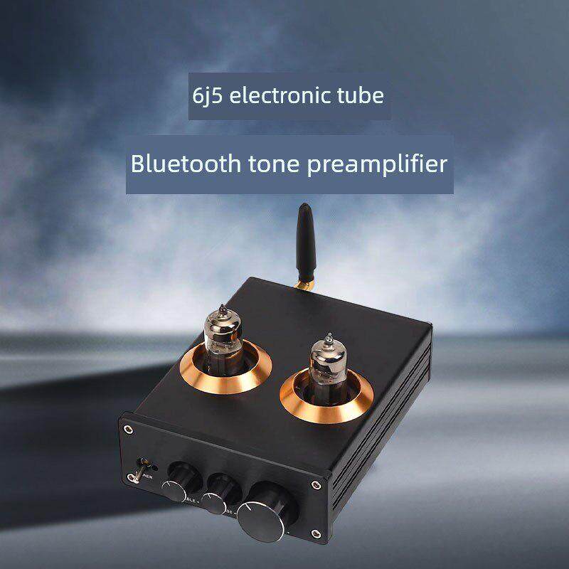 6J5电子管 发烧HIFI胆前级 QCC3034蓝牙5.1胆机 高低音调功放前置