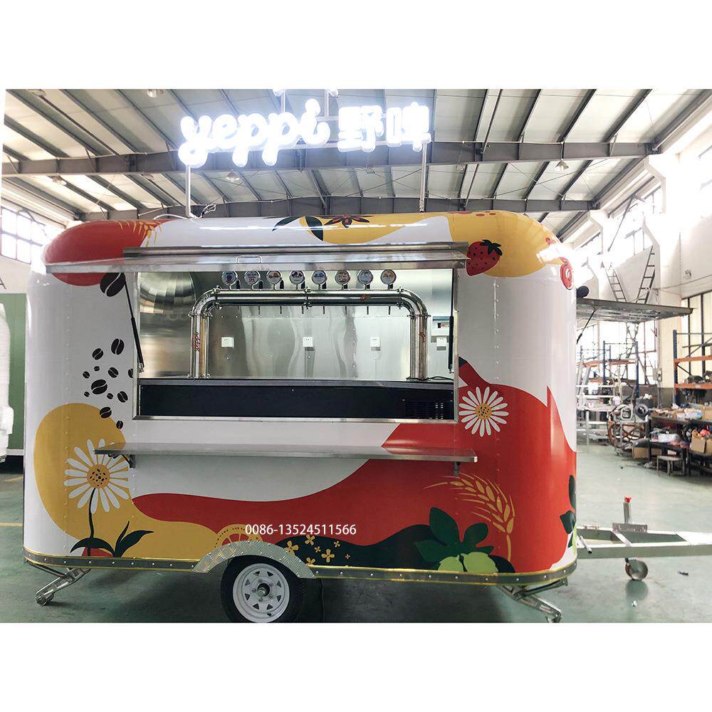 上海厂家商场网红啤酒奶茶车美食广场美食车景点车街景车小吃车