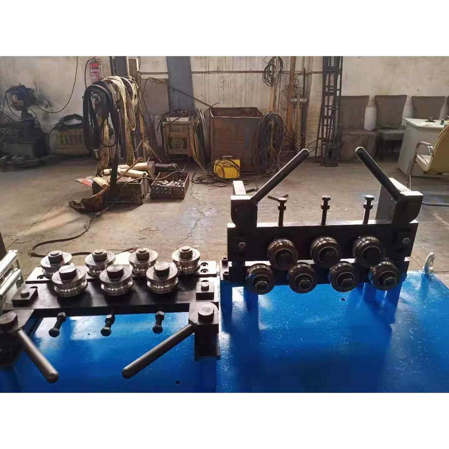 调直器双手柄圆棒材矫直器轮径70mm100mm120线材方管棒料校直机构