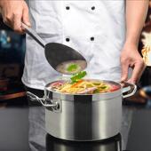 厂家一件不锈钢汤锅加商用厚大容量ZG 2耳带盖复底不家锈钢锅