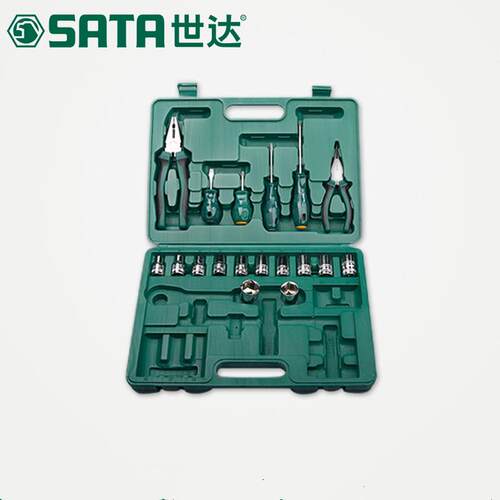 工具13件12.5MM棘轮套筒扳手接头汽车维修工具套装 09525
