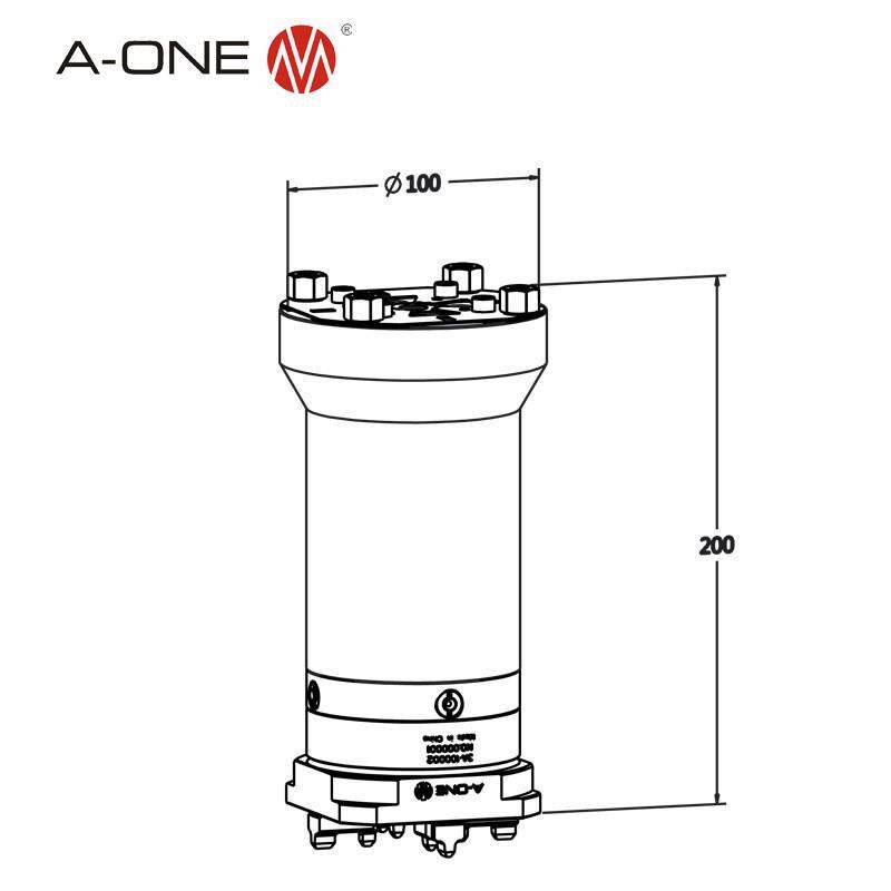 A-ONE电火花成型电极夹具220V延长卡盘 火花机工件EDM放电夹具
