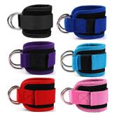 Ankle Strap ring Equipment Adjus Gym Double Fitness Padded