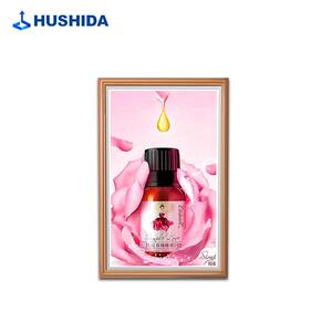 互视达智能高清壁挂木质画框广告机 横竖屏液晶显示播放器展示屏