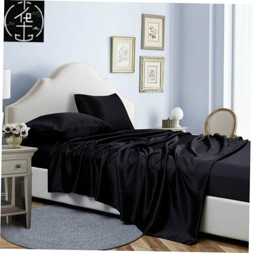 stain silk bedsheet sets fitted bed sheet set bedding cover