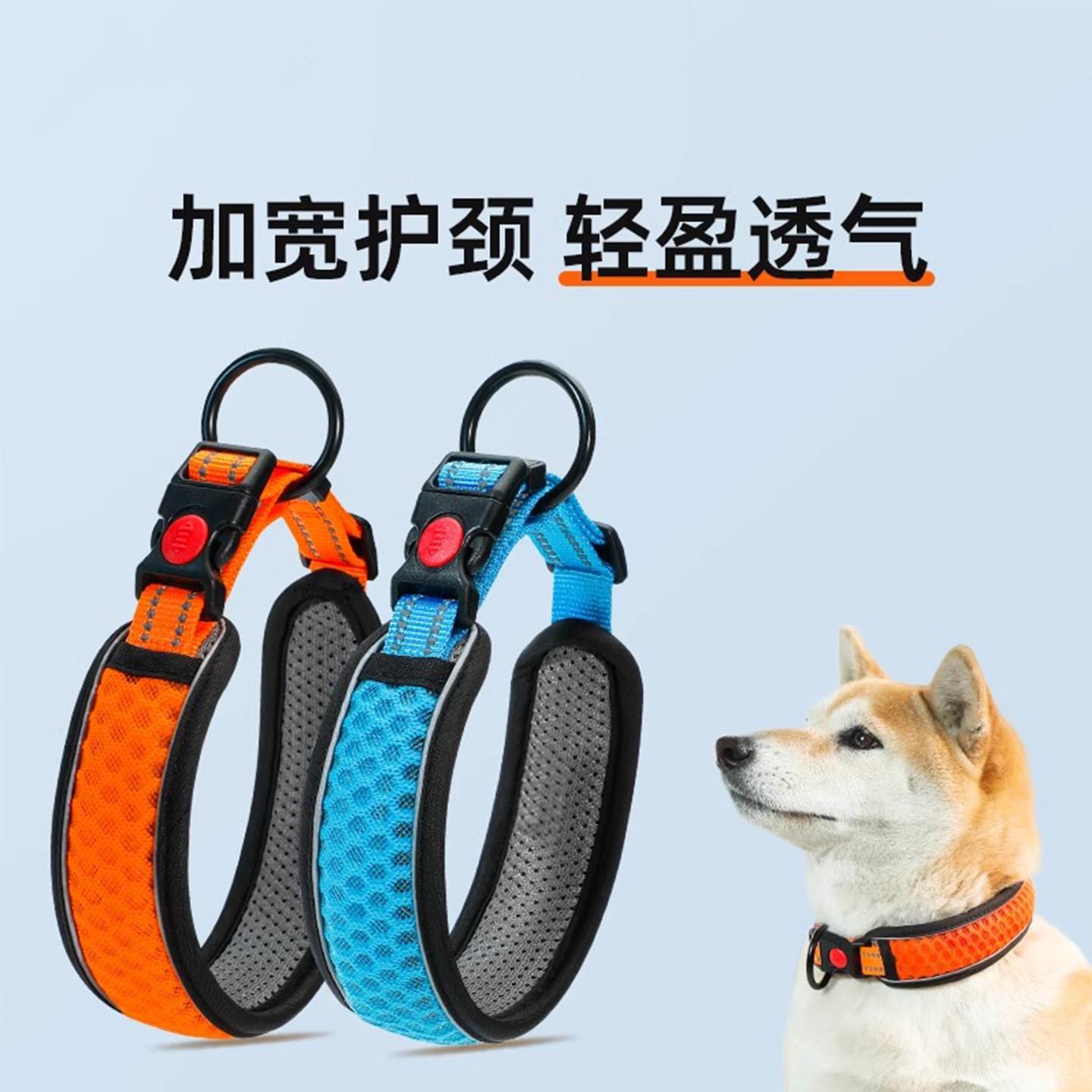 德国狗狗牵引绳项圈脖圈大小中型犬脖套宠物狗圈狗炼 炼 颈圈栓狗
