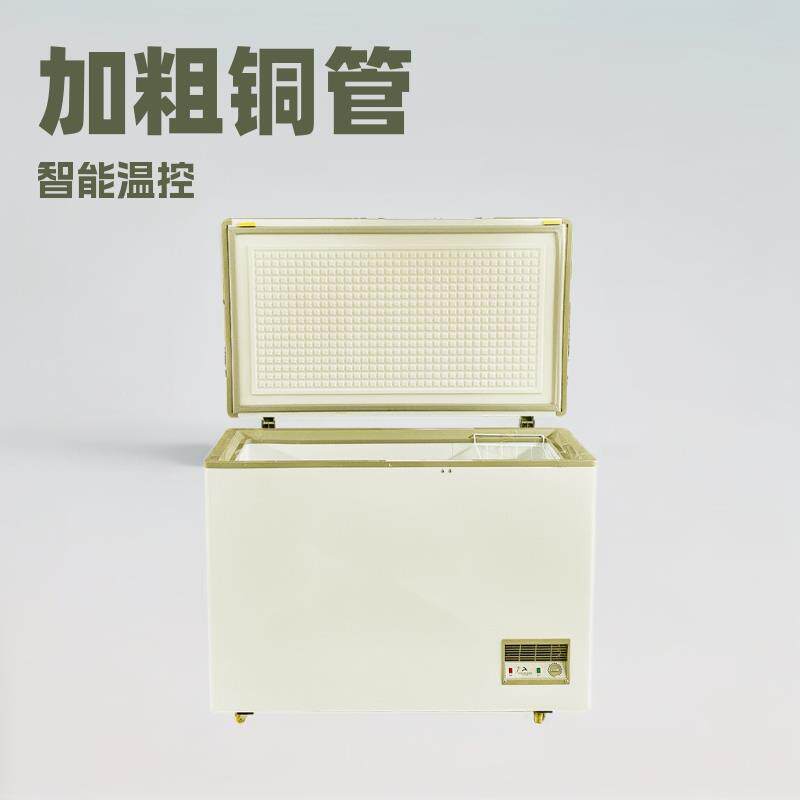 卧式冰柜商用全铜管冰柜双温双箱餐馆鲜肉冷柜冰箱卧式冷柜冰柜
