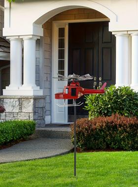 园装饰金属飞机风花向屋顶安装标测量工具户ODW外庭术院标志艺装