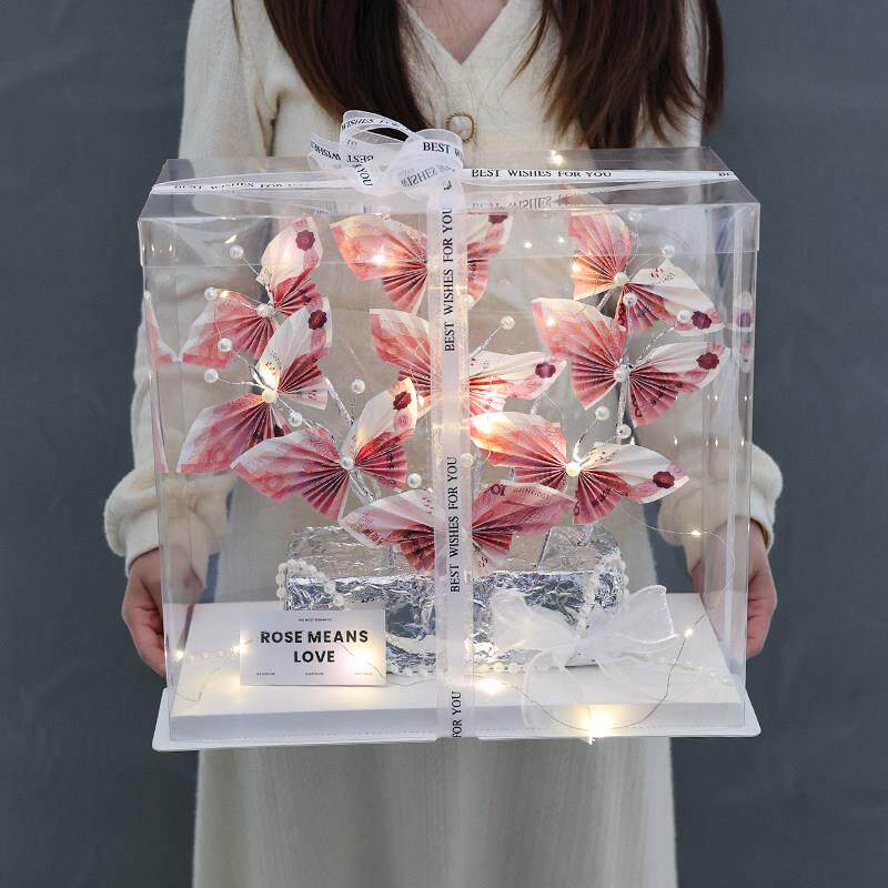 浪漫生日礼物创意diy蝴蝶礼盒手工仪式感惊喜高级表白求婚送女友