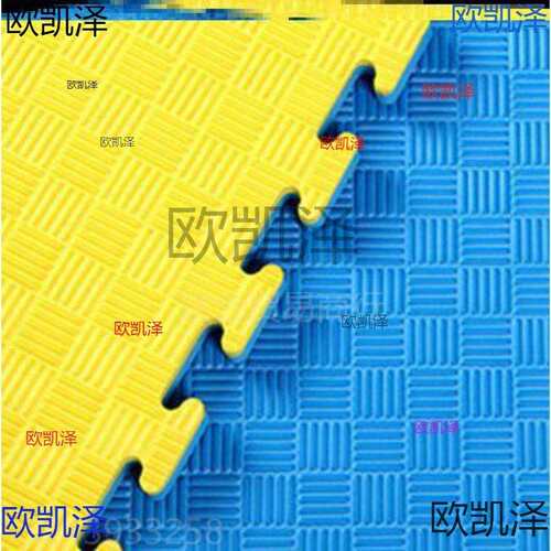 爬行垫拼接80×80泡沫地垫100×100宝宝防水可擦跆拳道爬爬垫厚地