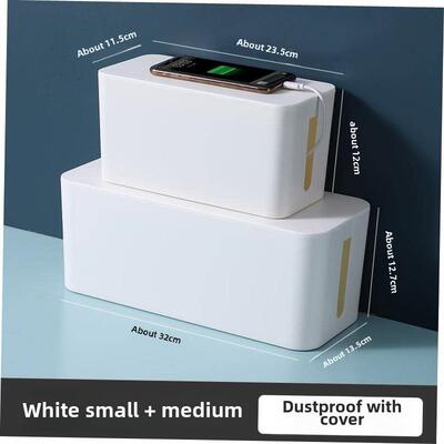 cable box organizer tv storage wire socket line management